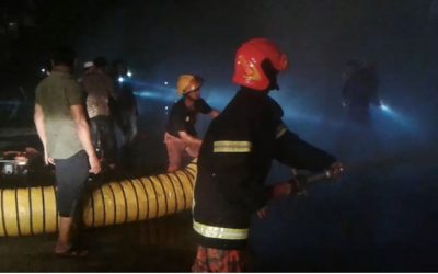 ব্রাহ্মণবাড়িয়ায় আগুনে পুড়েছে ৩ দোকান  ২০ লক্ষ টাকার ক্ষয়ক্ষতি …