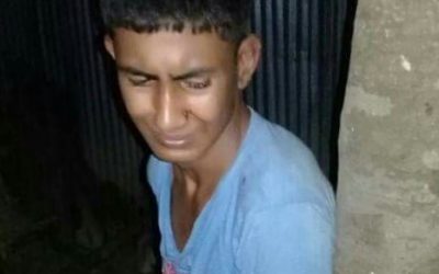 আখাউড়ার নারায়নপুরে চোর আটক করে থানায় সোপর্দ
