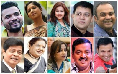 আওয়ামী লীগের নির্বাচন ও প্রচারে  তারকাদের ঢল।
