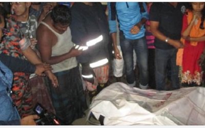 শর্ট সার্কিট থেকে আগুনে দগ্ধ হয়ে একই পরিবারের ৭ জনের মৃত্যু।
