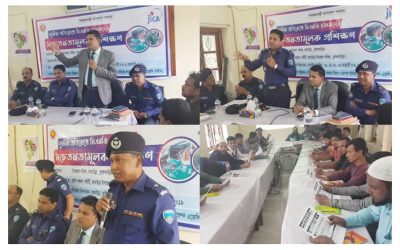 আখাউড়ায় সড়ক দুর্ঘটনারোধে সিএনজি চালকদের প্রশিক্ষন।