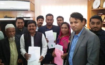 আখাউড়া উপজেলা নির্বাচনে আওয়ামিলীগের ৩ প্রার্থীর মনোনয়ন ফরম সংগ্রহ।