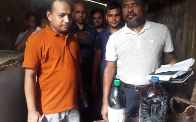আখাউড়ায় ভ্রাম্যমান আদালতে মাংশ ব্যাবসায়ীর জরিমানা।
