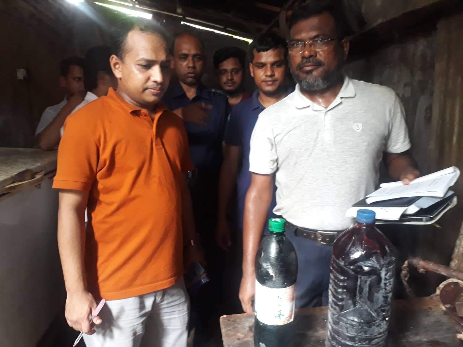 আখাউড়ায় ভ্রাম্যমান আদালতে মাংশ ব্যাবসায়ীর জরিমানা।