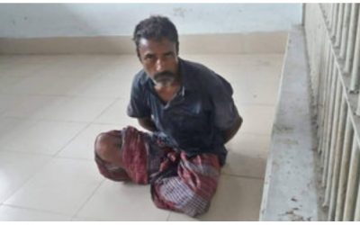 নাসিরনগরে গলা কেটে হত্যার পর দ্বী খন্ডিত মাথা নিয়ে থানায় হাজির হত্যাকারী।