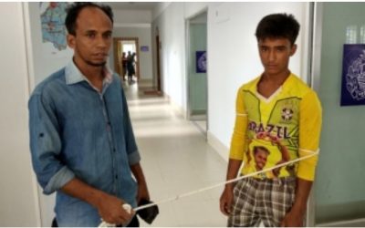 আখাউড়ায় ছেলেকে বেঁধে পুলিশে দিলেন বাবা।