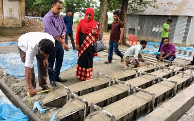 আখাউড়ায় ২৫ কোটি  টাকার সড়ক উন্নয়ন কাজ পরিদর্শনে উপজেলা নির্বাহী কর্মকর্তা।