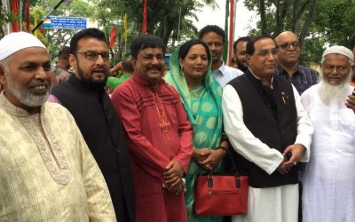 জেলা পরিষদ চেয়ারম্যান সহ প্রসাশনিক কর্মকর্তাদের আখাউড়া স্থলবন্দর পরিদর্শন।