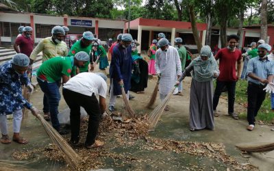 আখাউড়ায় বিডি ক্লিন সংগঠনের পরিচ্ছন্নতা অভিযান শুরু।