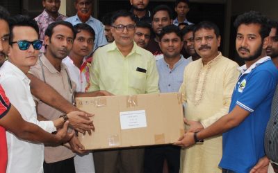 আখাউড়া হাসপাতালে ডেঙ্গুর কিট দিলেন -আইনমন্ত্রী