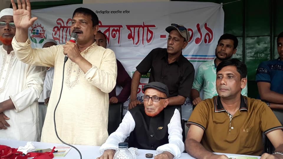 আখাউড়ায় উত্তরণ সংঘের আয়োজনে প্রীতি ফুটবল ম্যাচ অনুষ্ঠিত।