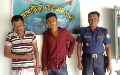 আখাউড়ায় ছিনতাইকারী ও মাদক ব্যবসায়ী আটক।