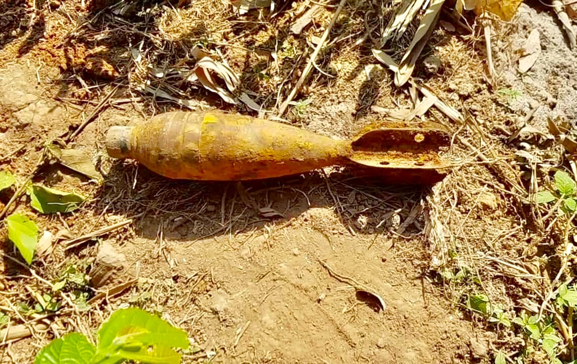 আখাউড়ায় স্বাধীনতা যুদ্ধের মর্টার শেল উদ্ধার
