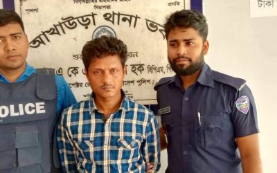 আখাউড়ায় ৫ বছরের সাজাপ্রাপ্ত আসামি গ্রেফতার ।