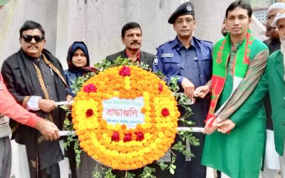 আখাউড়ায় যথাযোগ্য মর্যাদায় পালিত হচ্ছে মহান বিজয় দিবস