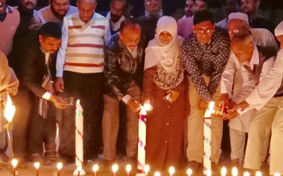 আখাউড়ায় মোমবাতি প্রজ্জলনের মধ্য দিয়ে মুক্ত দিবসের আনুষ্ঠনিকতা শুরু।