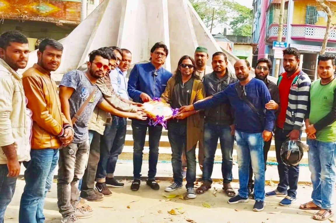 আর টিভি’র সৌদি আরবের জেদ্দা প্রতিনিধিকে আখাউড়া সাংবাদিকদের সংবর্ধনা।