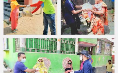 আখাউড়ায় করোনায় কর্মহীন ১০৮ পরিবারের পাশে অাত্মীয়
