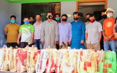 করোনা মোকাবেলায় কোড্ডা বন্ধুমহল-৯৬ এর খাদ্য সামগ্রী বিতরণ