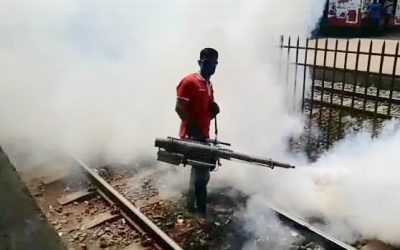 আখাউড়া পৌরসভার মাসব্যাপী মশক নিধন কর্মসূচি