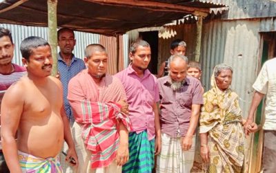 আখাউড়ায় মানবেতর জীবন যাপন করছে অন্ধ পল্লীর ৪০ টি পরিবার