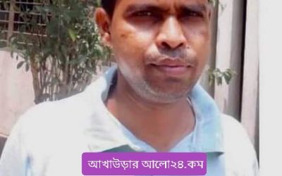 করোনাভাইরাসের নমুনা সংগ্রহ করছেন অফিস সহায়ক