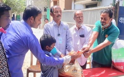 আখাউড়ায় হতদরিদ্রদের মাঝে খাদ্য সামগ্রী পৌঁছে দিলেন এডভোকেট  মৌসুমি
