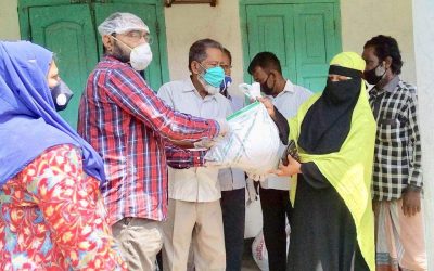 ব্রাক্ষণবাড়ীয়া জেলা জাতীয় পার্টির উদ্যোগে অসহায়দের মাঝে খাদ্য সামগ্রী বিতরণ