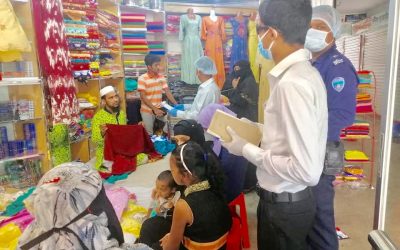 ব্রাহ্মণবাড়িয়ায় সরকারী নির্দেশনা না মানায় ৫৬ জন গুনলেন জরিমানা