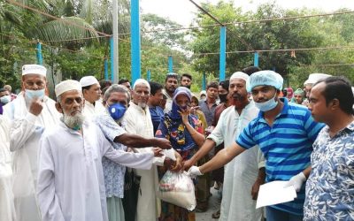 আশুগঞ্জে অসহায়দের পাশে প্রবাসীরা