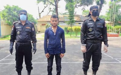 বিজয়নগরে গাঁজাসহ পিকআপ জব্দ আটক ১