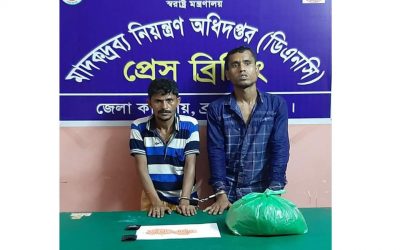আখাউড়ায় মাদকসহ ২ পাচারকারী আটক