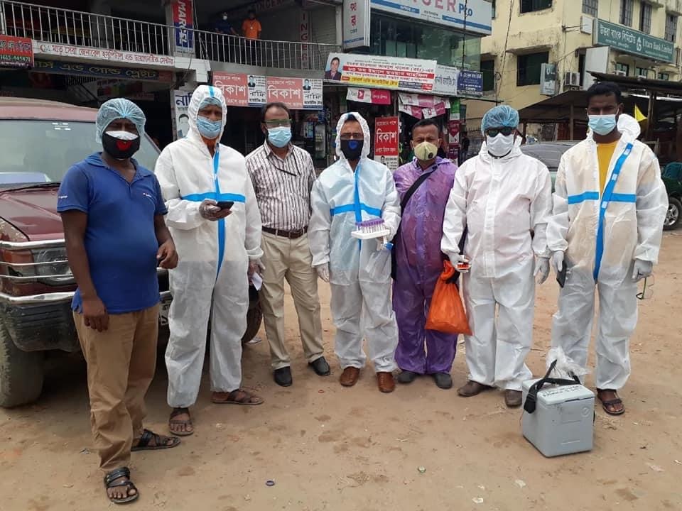 আখাউড়ায় বাবা মেয়ে ব্যাংক রেল কর্মকর্তাসহ নতুন করে করোনায় আক্রান্ত ৮