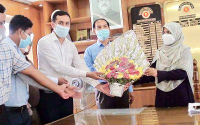 করোনা জয় করে নিজ কর্মস্থলে যোগদান করলেন ইউএনও রেইনা