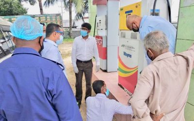 ব্রাহ্মণবাড়িয়ায় মাপে তেল কম দেওয়ায় পেট্রোল পাম্পকে জরিমানা