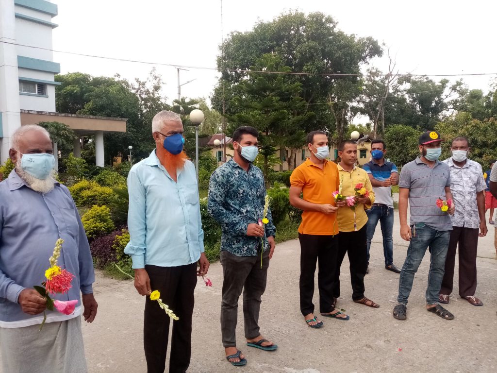 ব্রাহ্মণবাড়িয়ায় করোনা জয় করে কাজে যোগ দিলেন সাত পুলিশ