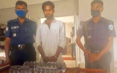 আখাউড়ায় ভারতীয় মাদকসহ ১ যুবক আটক