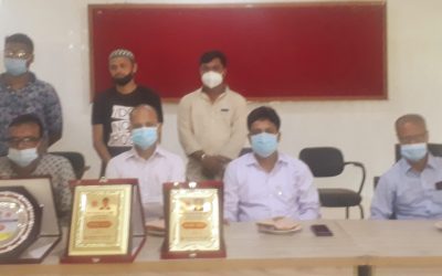 আখাউড়ায় মুক্তিযোদ্ধা সংসদ সন্তান কমান্ডের পক্ষ থেকে ৪ জন কে সম্মাননা ক্রেস্ট প্রদান