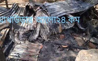 বিজয়নগরে গভীর রাতে দোকানে আগুন লাগিয়ে পুড়িয়ে দেওয়ার অভিযোগ