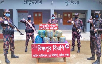 আখাউড়া ও বিজয়নগরে বিজিবির অভিযানে বিপুল পরিমাণ ভারতীয় মাদকদ্রব্য উদ্ধার