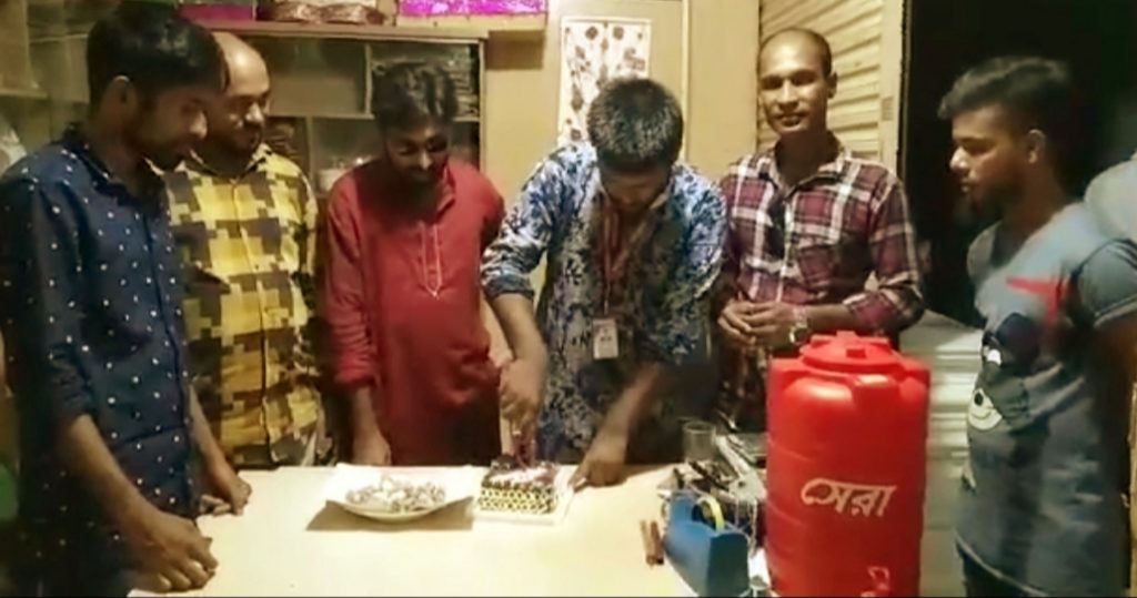 আখাউড়ায় সাংবাদিক অপুর ২২ তম জন্মদিন পালিত 