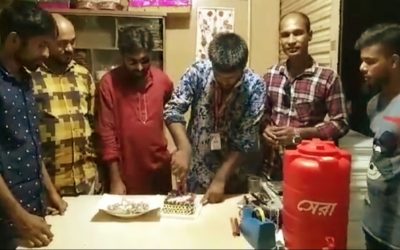 আখাউড়ায় সাংবাদিক অপুর ২২ তম জন্মদিন পালিত 