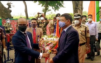 আখাউড়া সীমান্ত পথে বিএসএফ প্রতিনিধি দল ঢাকার উদ্দেশে রওনা