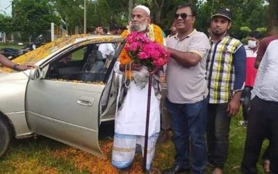 আখাউড়ায় ধর্ষণের আসামী জামিনে এসে বরবেশে গাড়িবহরে শোডাউন ও মিষ্টি বিতরণ