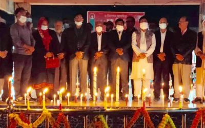 আখাউড়ায় মোমবাতি প্রজ্জলনের মধ্যদিয়ে মুক্তদিবসের আনুষ্ঠানিকতা শুরু