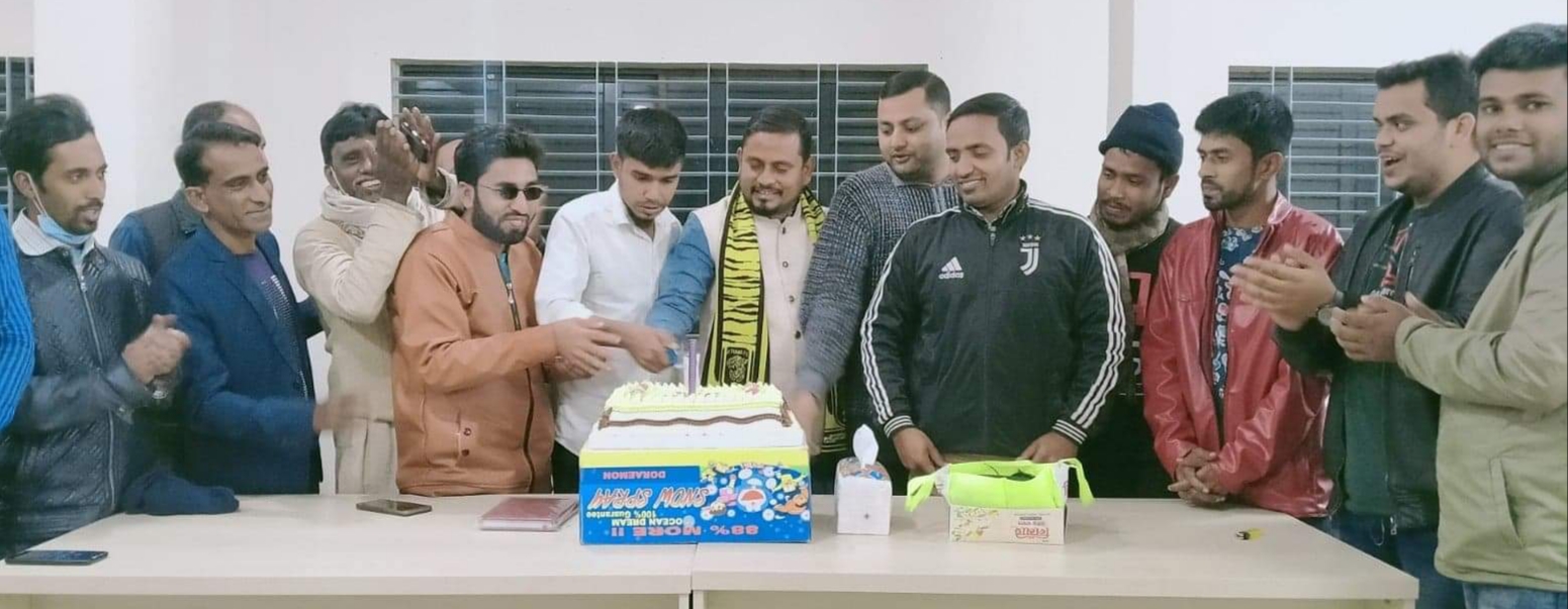 আখাউড়া উপজেলা প্রেসক্লাবের সাধারণ সম্পাদকের জন্মদিন পালিত