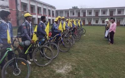 বাংলাদেশ স্কাউটস ব্রাহ্মণবাড়িয়া জেলা রোভারের উদ্যোগে মুজিববর্ষে সাইকেল র‍্যালি