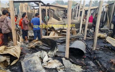 গাজীপুরে আগুনে পুড়ে স্বামী–স্ত্রীসহ৪ জনের মৃত্যু
