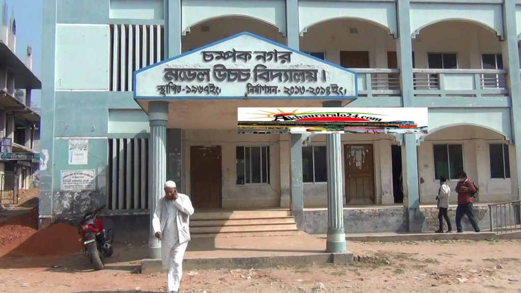 বিজয়নগরে ক্ষমতার বলে স্কুলের গাছ কর্তন