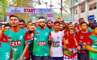 বঙ্গবন্ধুর জন্মশতবার্ষিকীতে ৯ দেশের প্রতিযোগি নিয়ে আখাউড়ায় ম্যারাথন দৌড়